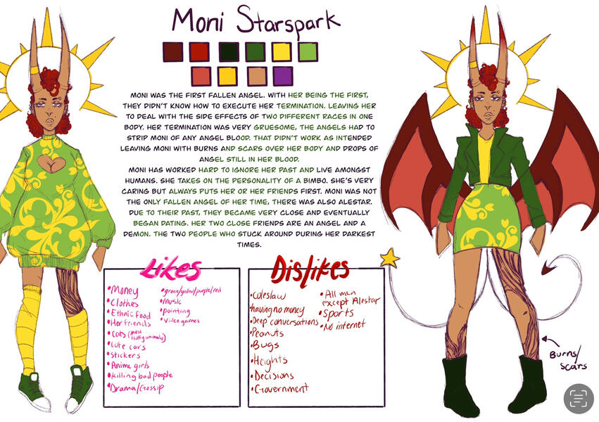 MONI REF SHEET